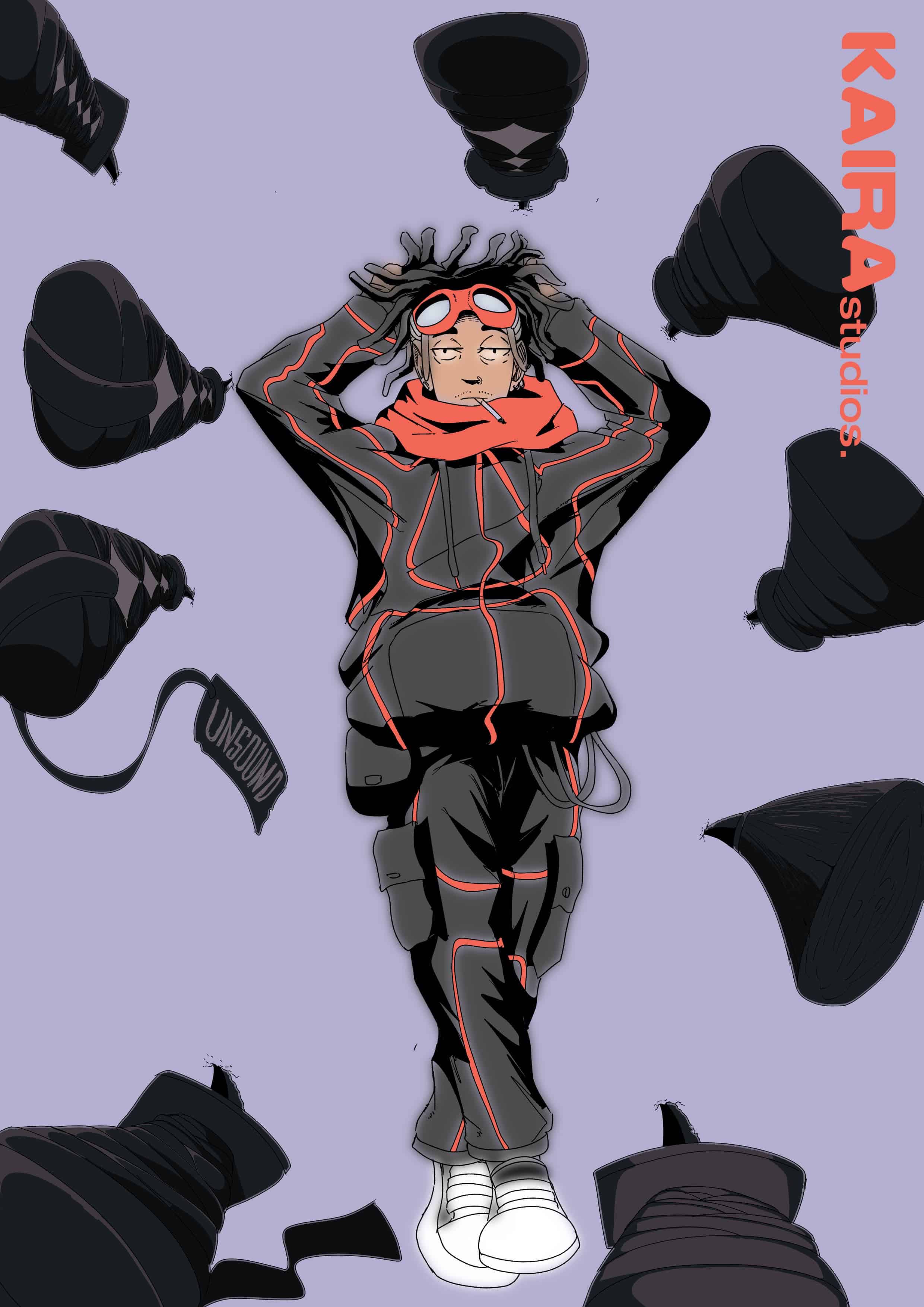 Anime image of myself illustrated by Kaira.Studios
